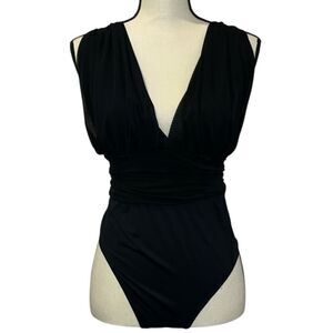FTF Deep-V Sleeveless Bodysuit